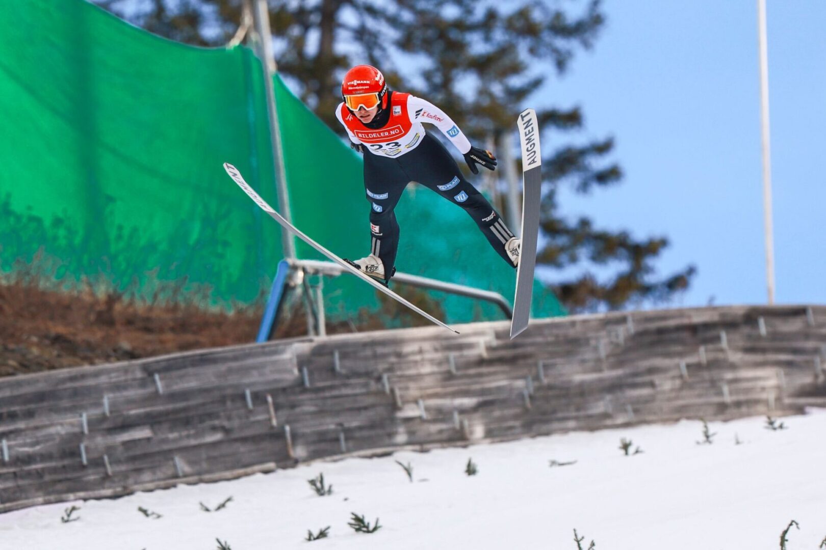 Selina Freitag wurde beim ersten Skifliegen in Vikersund deutlich distanziert.