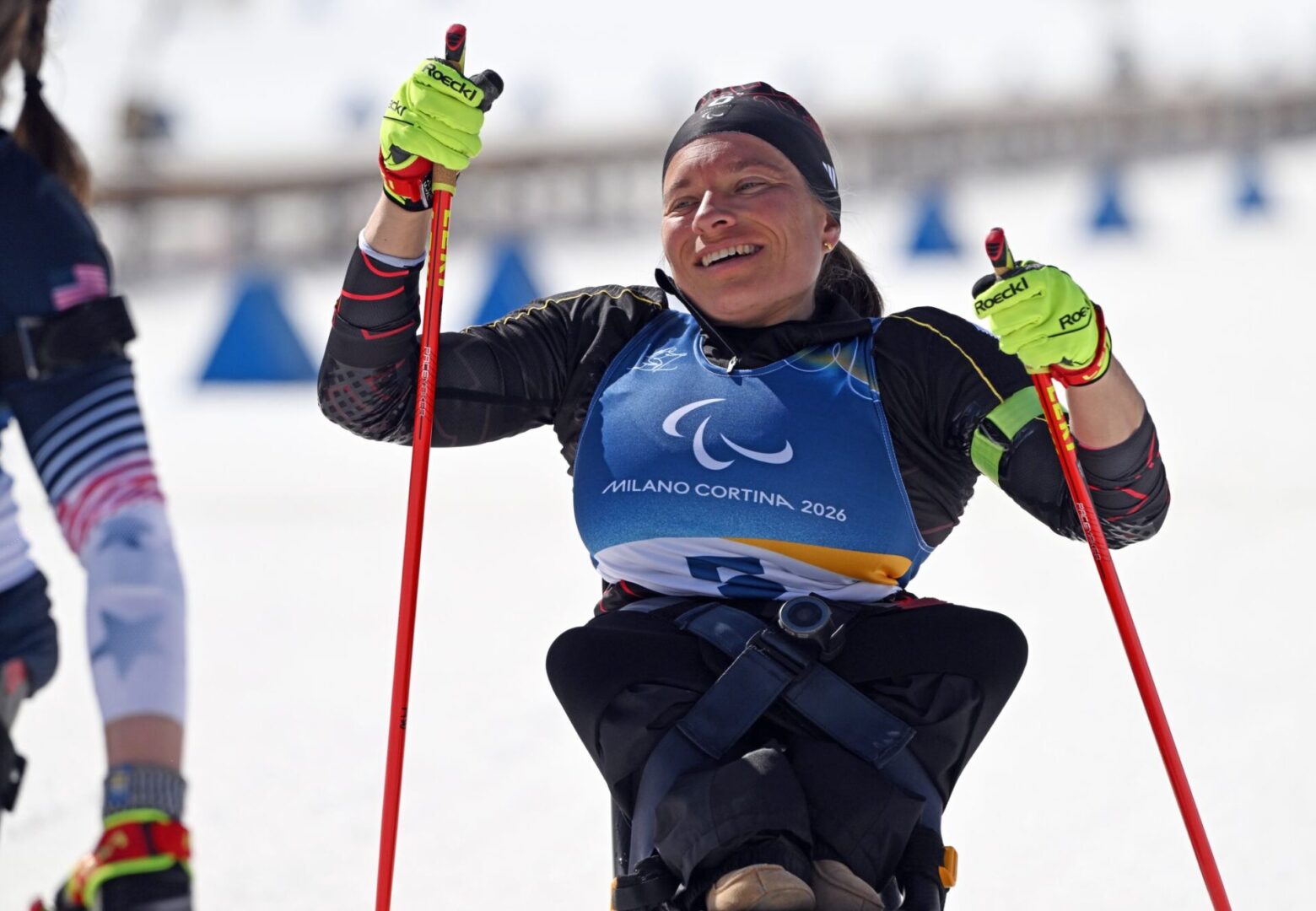 Anja Wicker kommt als Dritte in Ziel.